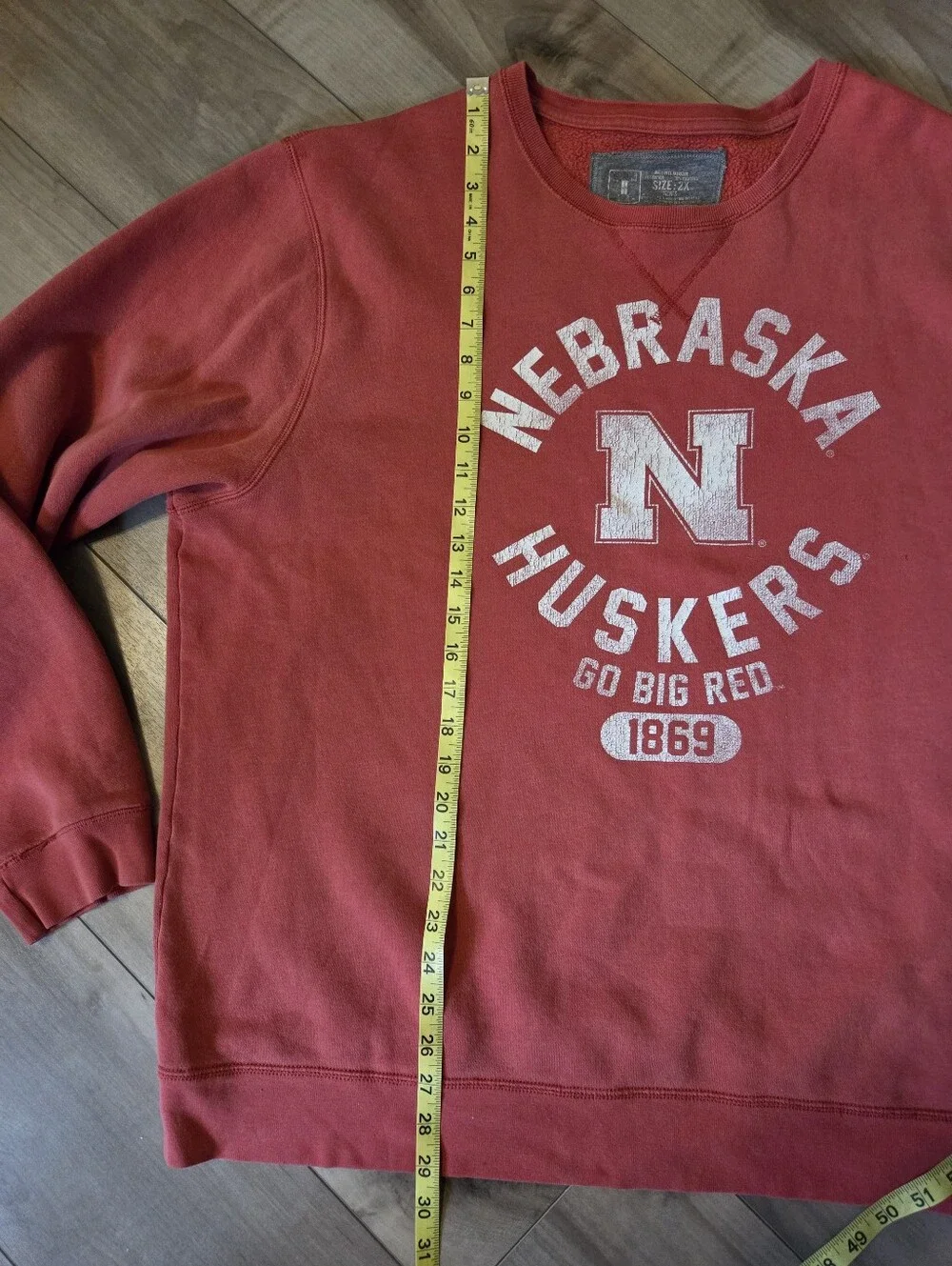 Nebraska Huskers Red Crewneck Sweatshirt